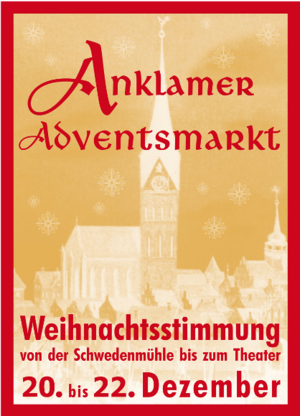Plakat Anklamer Adventsmarkt 2013
