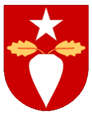 Bild vergr&ouml;&szlig;ern: Wappen der Partnerstadt Burl&ouml;vs kommun in Schweden