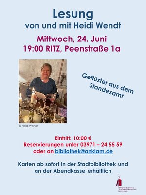 Bild vergr&ouml;&szlig;ern: Plakat_hoch_Heidi_Wendt_RITZ