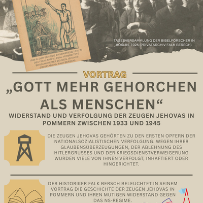 &raquo;Gott mehr gehorchen als Menschen&laquo; ge&auml;ndert 
