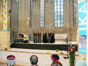 Hanseempfang in der Nikolaikirche, Gesanggruppe `Legenda` aus K&ouml;nigsberg/Kaliningrad