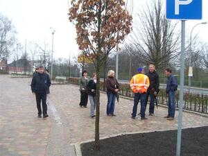 Abnahme der Bauma&szlig;nahme Pferdemarkt (am neuen Standort Lilienthaldenkmal)