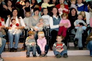 Adventsmarkt 2008-Empfang der Neugeborenen
